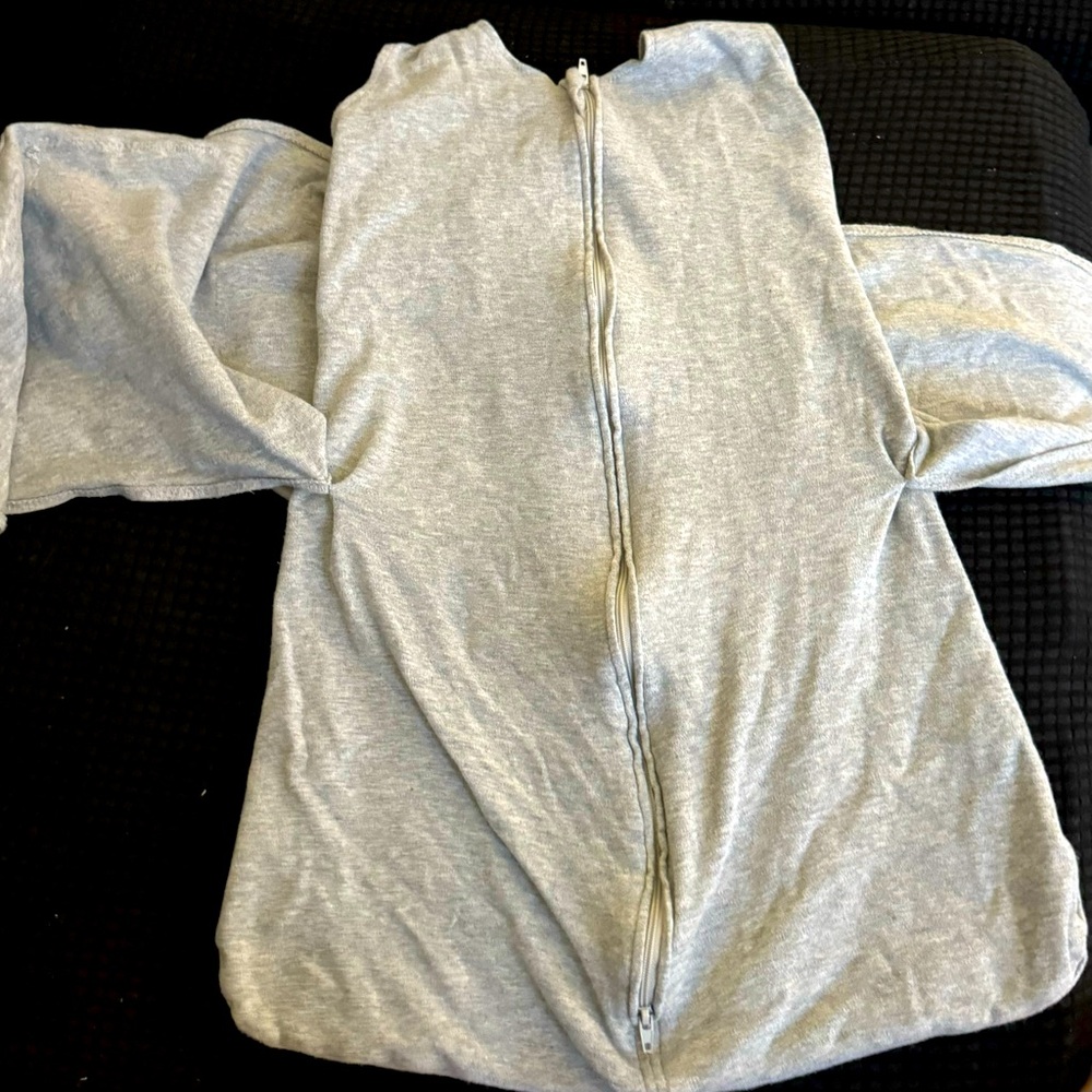100% Cotton Sleepsack Swaddle- Heather Gray